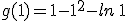 g(1)=1-1^2-ln\,1